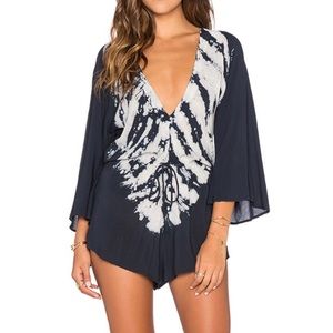 Blue Life Nirvana Tye-Dye Romper